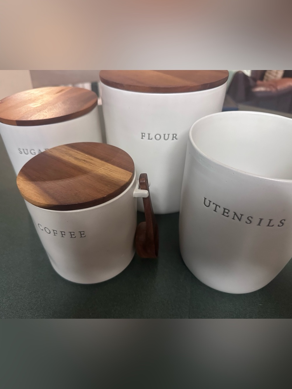 Hearth and Hand Stoneware Canister Set- COFFEE ONLY